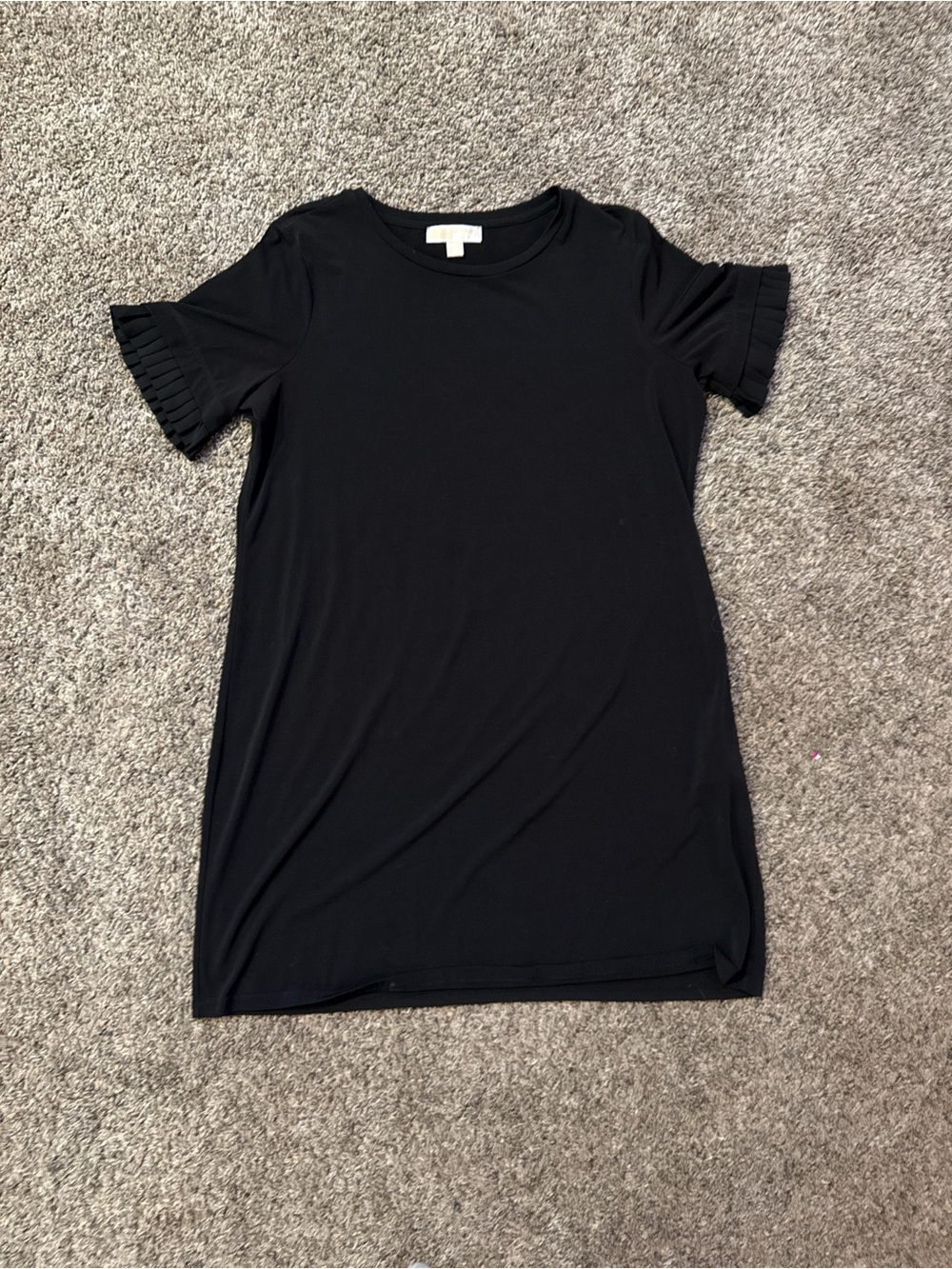 Michael Kors Black Short Sleeve Shift Dress